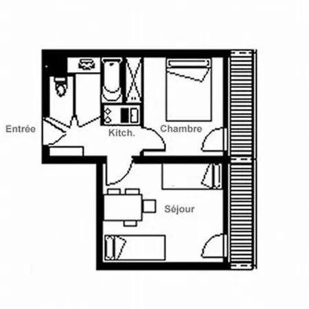 Apartment Cosy, 4 Pers, Balcons, Aux Pieds Des Pistes - Fr-1-344-1044 *